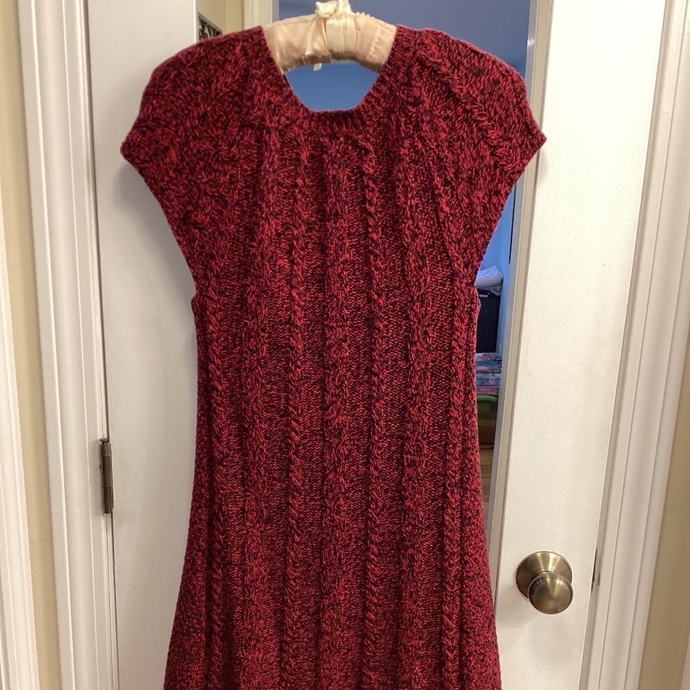 Red Sweater Dress